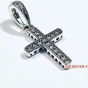NEW Authentic Pandora Charm Faith CROSS Dangle 791310CZ